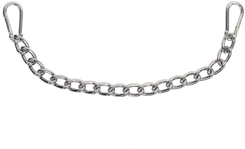 9-1/2" Long 3.5mm Zinc Plated Single Chain Curb Strap 403CurbChain