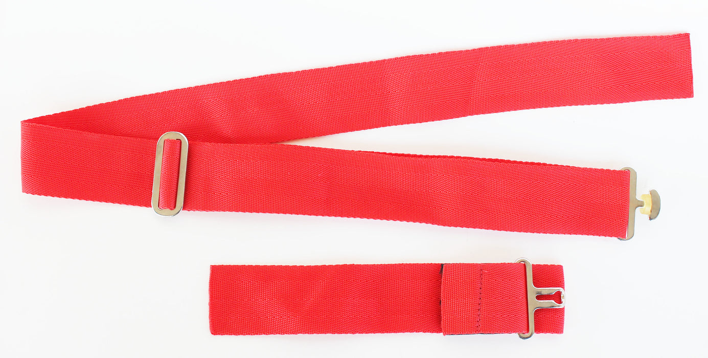 Challenger Horse Blanket Replacement Adjustable 2 Wide Nylon Belly Straps Sets Red 403BS04B
