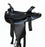 Western Cordura Trail Barrel Pleasure Horse SADDLE Bridle Tack Black 4990