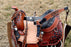Horse Western Barrel Show Pleasure LEATHER SADDLE Bridle Brown 50174