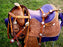 Horse Western Barrel Show Pleasure LEATHER SADDLE Bridle  5075