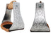 Horse Western Lightweight Aluminum Engraved 5-1/4" Wide Bell Stirrups 51157