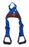 Horse Western Blue Nylon Adjustable Saddle Youth Rider Kids Buddy Stirrups 5158