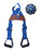 Horse Western Blue Nylon Adjustable Saddle Youth Rider Kids Buddy Stirrups 5158