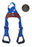 Horse Western Blue Nylon Adjustable Saddle Youth Rider Kids Buddy Stirrups 5158