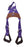 Horse Western Purple Nylon Adjustable Saddle Youth Rider Kids Buddy Stirrups 5157-59YTH