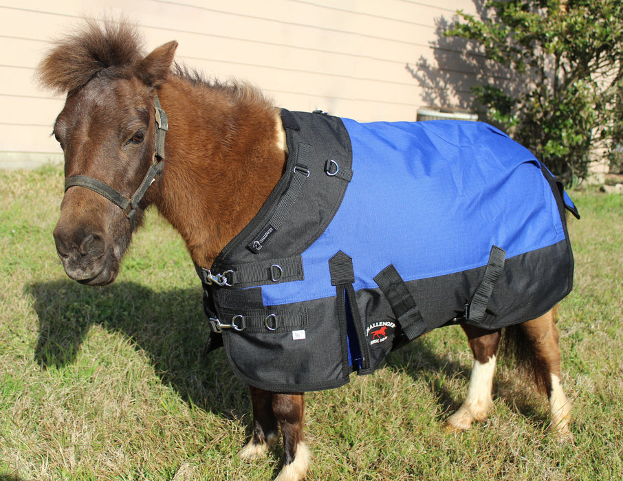 1200D Horse Pony Foal Turnout Waterproof Fleece Lined Medium Winter Blanket 519LG07