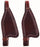 Horse Western Leather Replacement Saddle Fenders Mahogany 5204