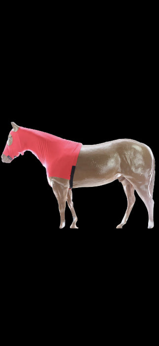 Horse Comfort Stretch Lycra Spandex Neck Hood Mane Stay 521MW0