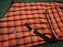 Horse Cotton Sheet Blanket Rug Summer Spring Orange Black 5313