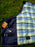 Horse Cotton Sheet Blanket Rug Summer Spring Blue Lime Green 5321