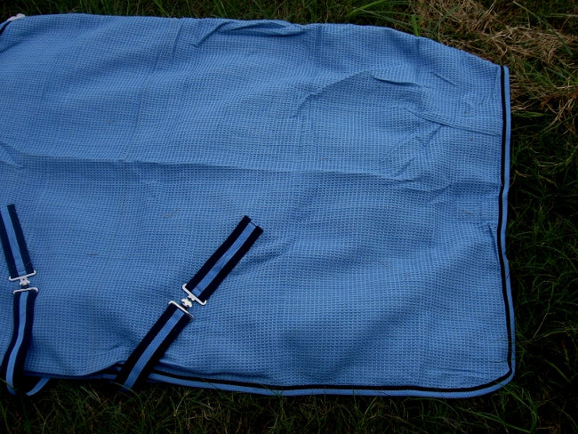 Horse Cotton Sheet Blanket Rug Summer Spring Turquoise 5334