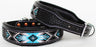 Dog Puppy Collar Genuine Cow Leather Padded Canine  6010
