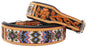 Dog Puppy Collar Genuine Cow Leather Padded Canine  60130