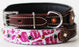 Xsmall Rhinestone Dog Puppy Collar Crystal Cow Leather  6018