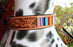 Dog Puppy Serape Beaded Genuine Padded Leather Collar 60191