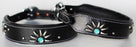 Rhinestone Dog Puppy Collar Crystal Cow Leather Western 6046