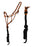 Nylon Horse Nylon Braided Rope Noseband Halter w/ Lead Rope 606RT35