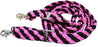 Horse Western Tack Roping Braided Adjustable Nylon Reins Pink 607117