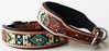 Large 21''- 25'' Dog Puppy Collar Cow Leather Adjustable Padded Canine 6074