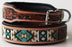 Large 21''- 25'' Dog Puppy Collar Cow Leather Adjustable Padded Canine 6074