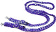 Horse Western Horse Tack Roping Knotted Nylon Braided Barrel Reins Purple 607521