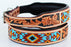 Dog Puppy Collar Cow Leather Adjustable Padded Canine 6084