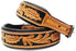 Dog Puppy Collar Genuine Cow Leather Padded Canine  6096