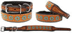 Padded Leather Dog Collar Floral Hand Tooled 60HR01