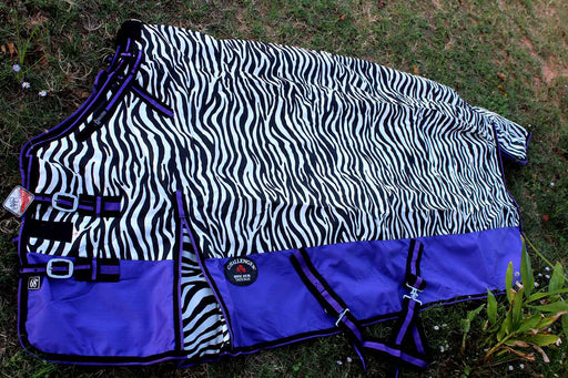 1000D Turnout Horse Winter Medium Heavy Waterproof BLANKET Purple 6134G