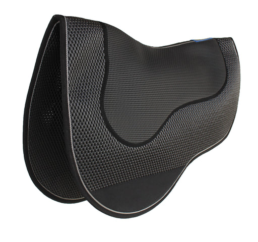 Horse Western Neoprene Endurance Gel Tack Anti-Slip Saddle Black Pad 6402BK