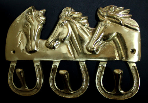 NEW French Solid Brass Horse Head Towel Ring Bath Room Fixtures Rack 6725 