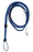 Leather Hand-Braided 10' Smooth Style Bull Whip Blue 700TS01