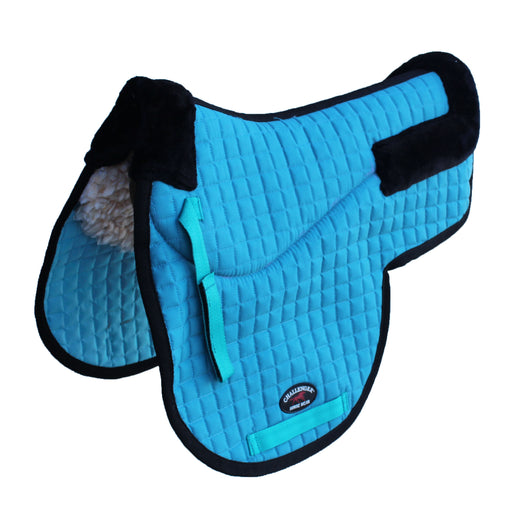Challenger Horse Contoured Fleece Lined Quilted English Saddle Pad 72109