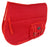 Horse Quilted ENGLISH SADDLE PAD Trail Australian Dressage Pockets Faux Fur RED 72115