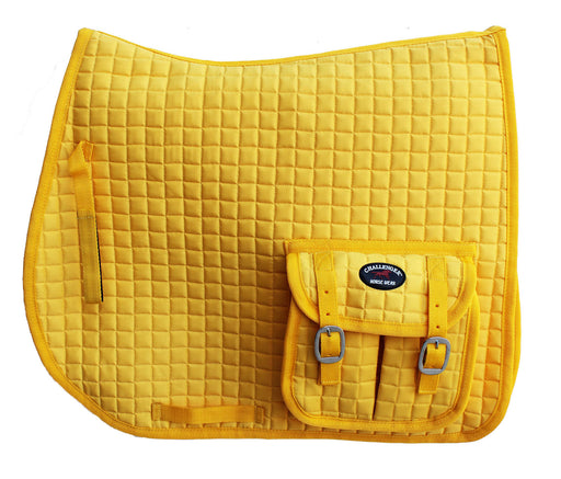 Challenger Horse Quilted English Contoured All-Purpose Saddle Pad 72129