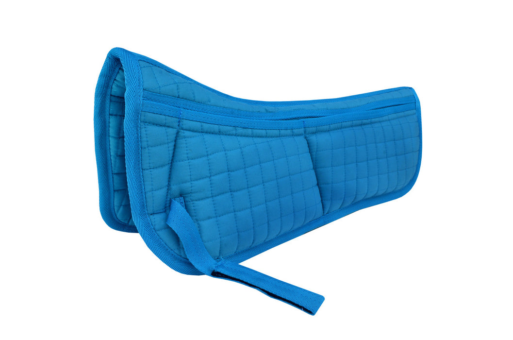 Horse Contoured Wither Relief Quilted Half Pad w/ Foam Inserts 72145