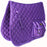 Horse Quilted English All-Purpose Saddle Pad Purple w/ Pockets 7285