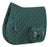 Horse Quilted English All-Purpose Trail Saddle Pad Hunter Green w/ Pockets 7286