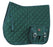 Horse Quilted English All-Purpose Trail Saddle Pad Hunter Green w/ Pockets 7286