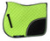 Horse Cotton Quilted ENGLISH SADDLE PAD Tack Trail Riding Lime Green 72F09