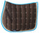 Horse Cotton Quilted All Purpose ENGLISH SADDLE PAD Trail Brown Turquoise 72F40