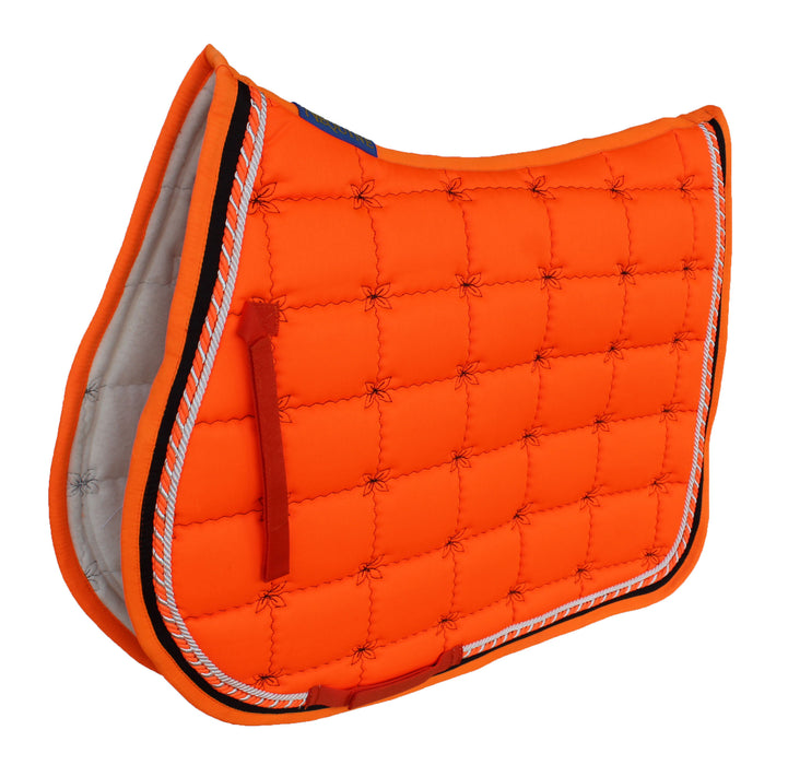 Horse Quilted ENGLISH SADDLE PAD Trail Contoured 72Contoured