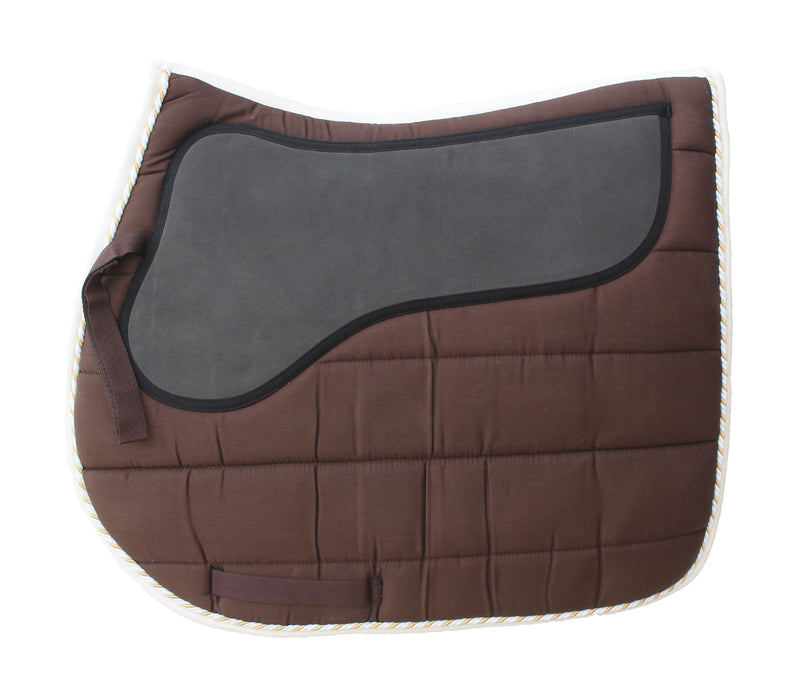 Horse Saddle Pad  English Quilted All-Purpose Shock Absorbing Neoprene 72TS18