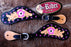 Western Riding Cowboy Boots Leather Spur Straps Tack 74P