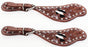 Horse Western Riding Cowboy Boots Leather Spur Straps Tack  7433