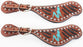 Horse Western Riding Cowboy Boots Leather Spur Straps Tack  7455