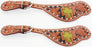 Horse Western Riding Cowboy Boots Leather Spur Straps Tack  7478