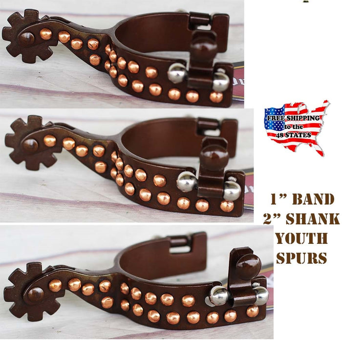 Horse Western Show Riding Wear Shoes Antique Steel Boot Spurs 75177968