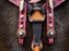 Horse Western Riding Leather Bridle Headstall Breast Collar Tack Pink 76128